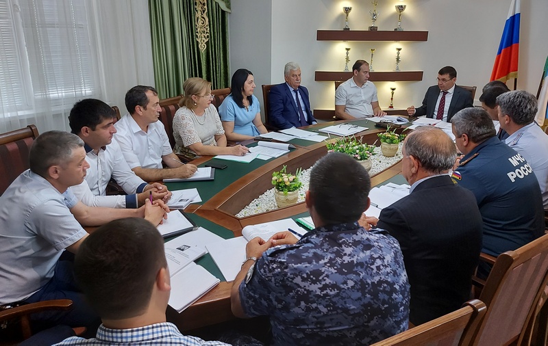 В Баксанском районе прошло заседание антитеррористической комиссии