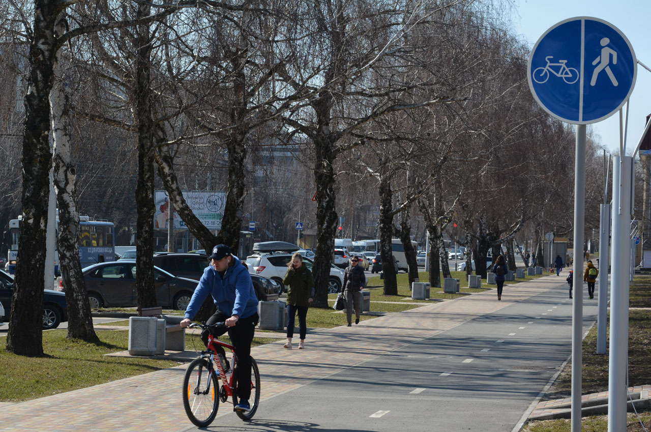 В Нальчике создадут сеть велосипедных дорожек 