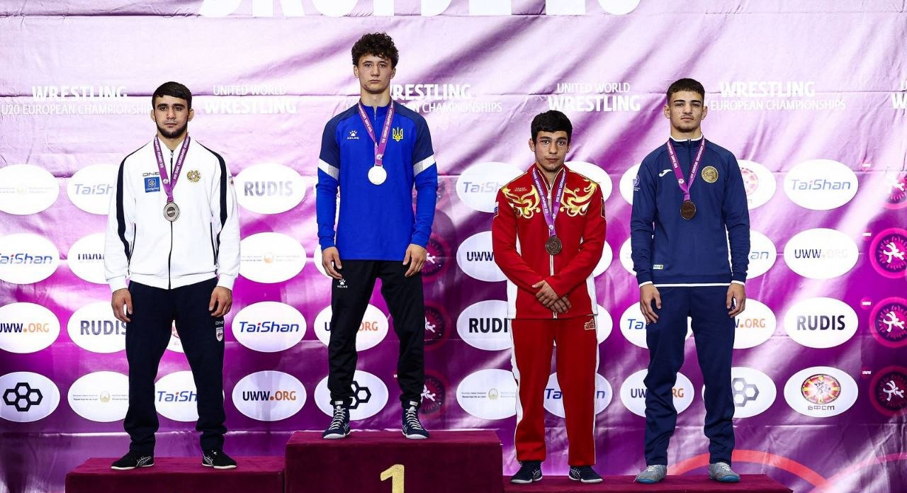 Салим Казмахов - бронзовый призер первенства Европы U-20 по греко-римской борьбе 