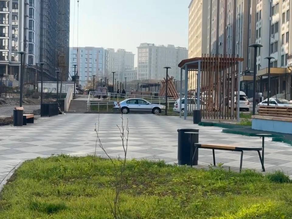 На улице Героя России Т.М. Тамазова завершилось благоустройство Каштановой аллеи