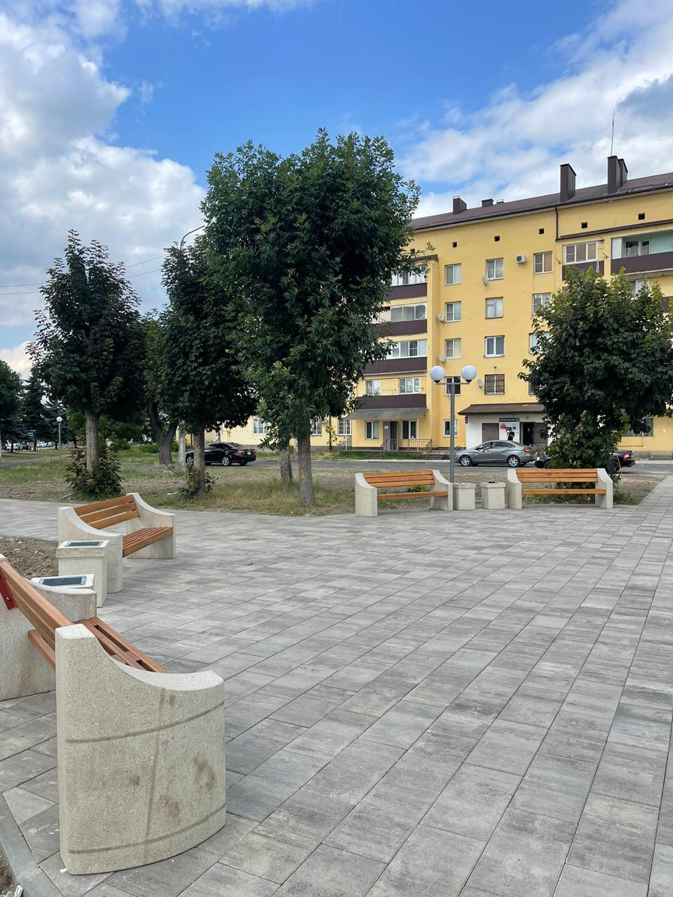 В Нарткале завершилось благоустройство городского сквера