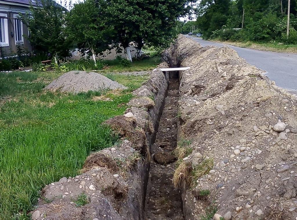 Реконструкция водопровода в Благовещенке