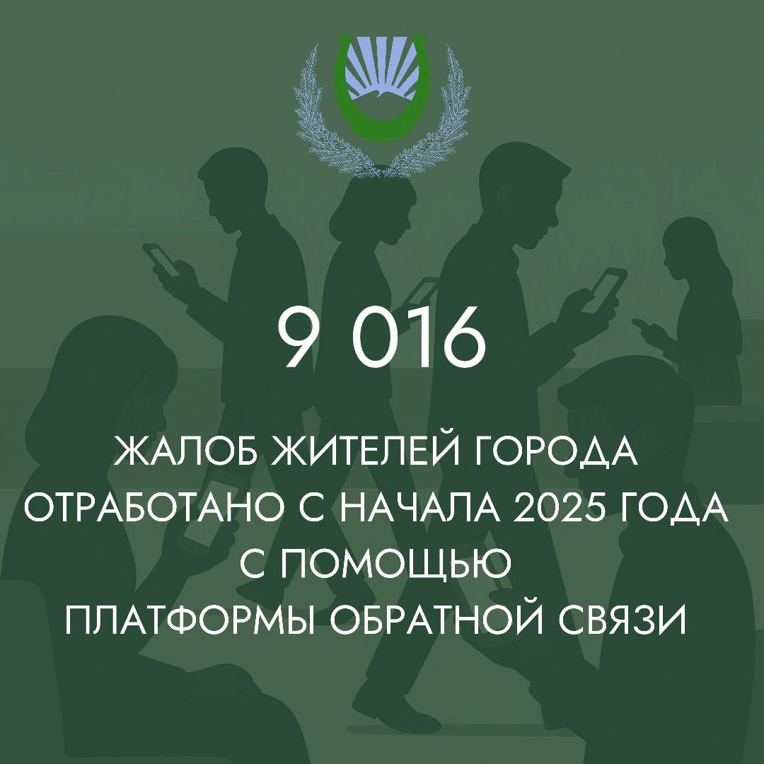 С начала 2025 года мэрией Нальчика отработано 9 016 обращений 