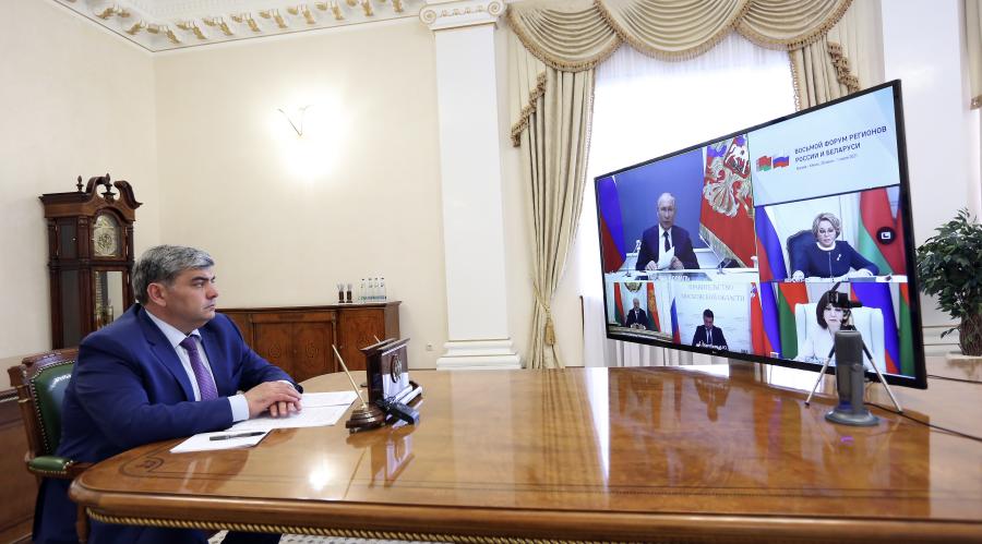 Глава КБР Казбек Коков принял участие в Форуме регионов России и Белоруссии 