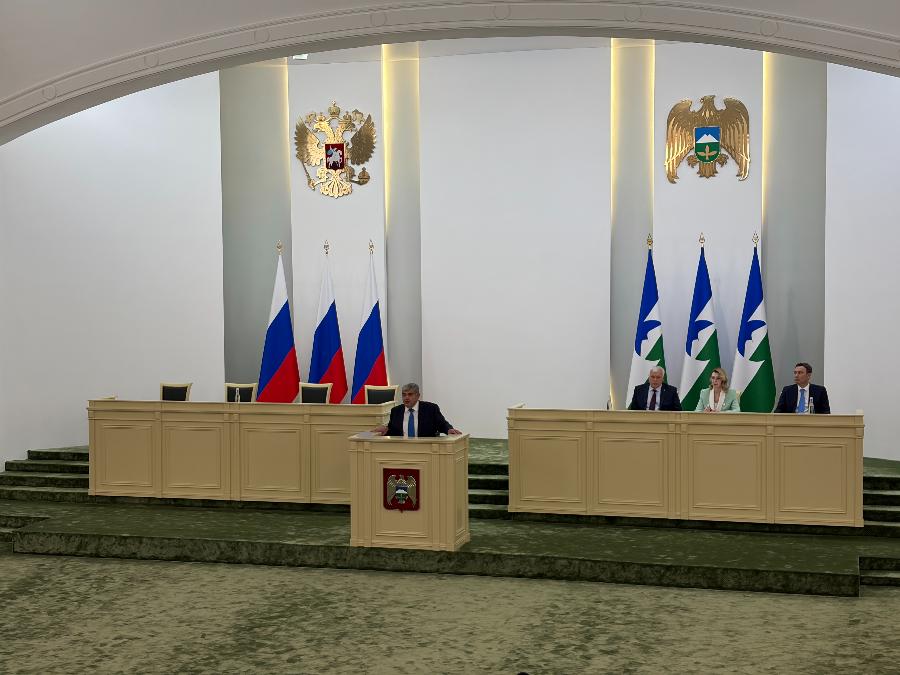 Казбек Коков обратился с Посланием к Парламенту Кабардино-Балкарской Республики