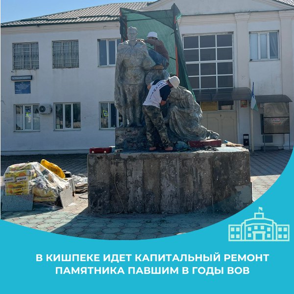 В Кишпеке обновят памятник Великой Отечественной войны