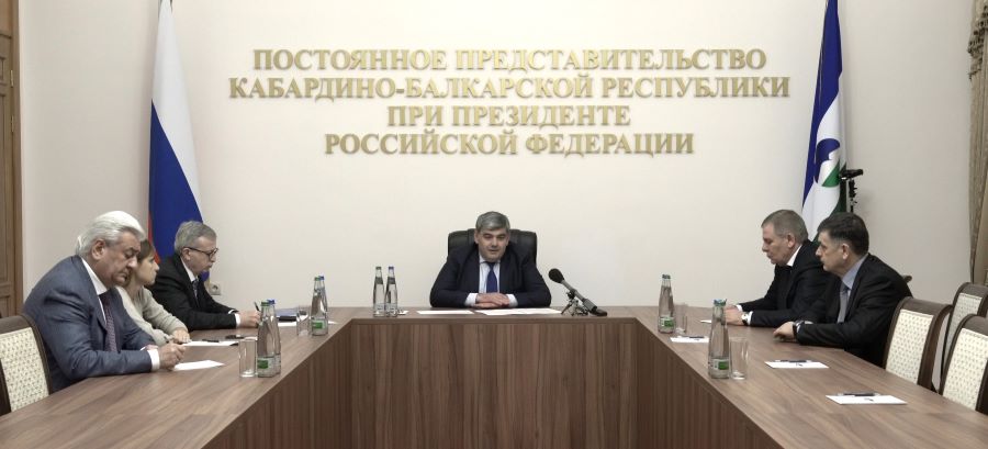 Глава КБР Казбек Коков провел рабочую встречу с сенаторами Российской Федерации и депутатами Государственной Думы от Кабардино-Балкарии 