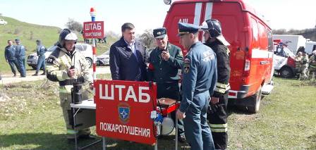 Состоялись совместные учения с ГУ МЧС России по КБР