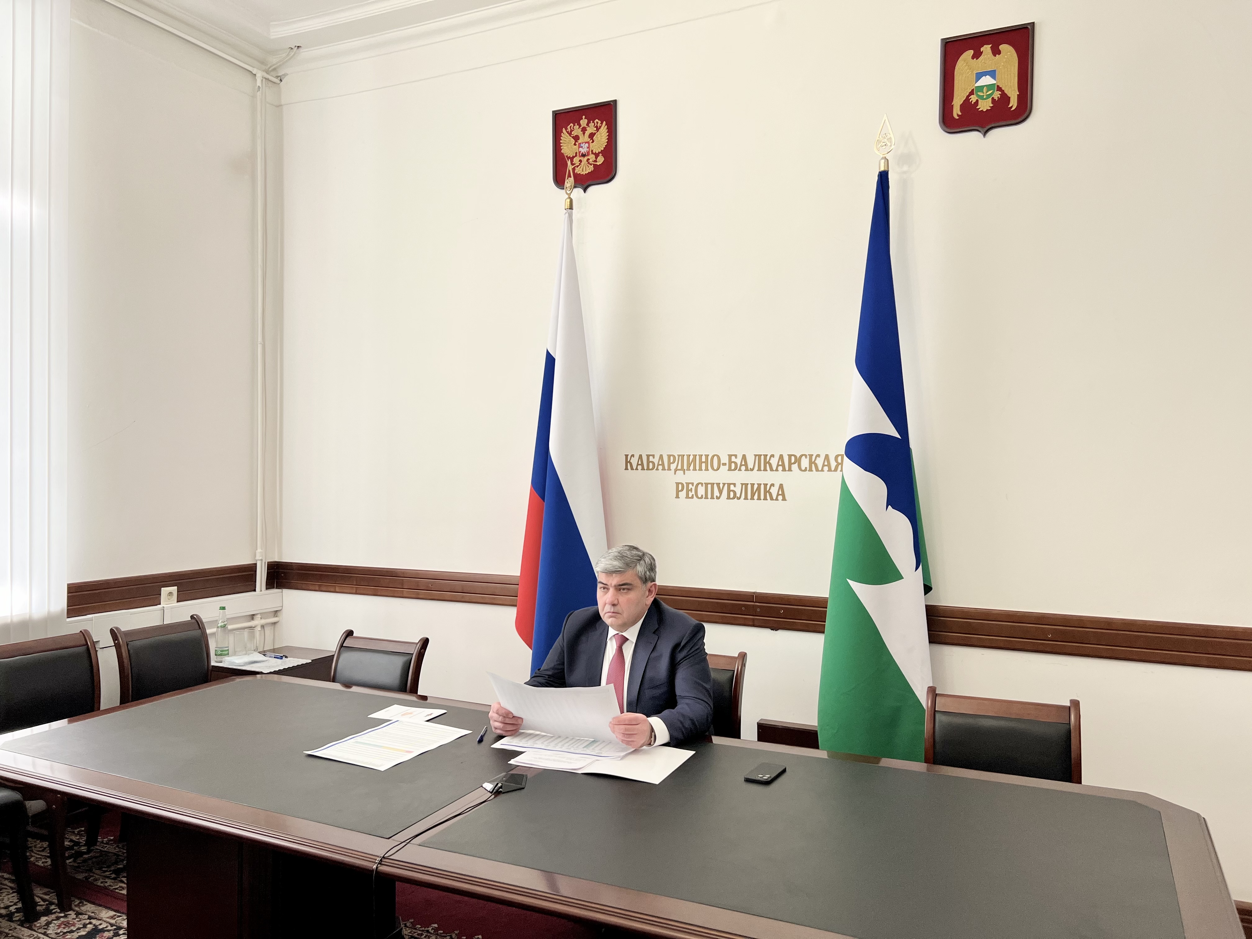 Казбек Коков принял участие в заседании штаба Правительственной комиссии по региональному развитию