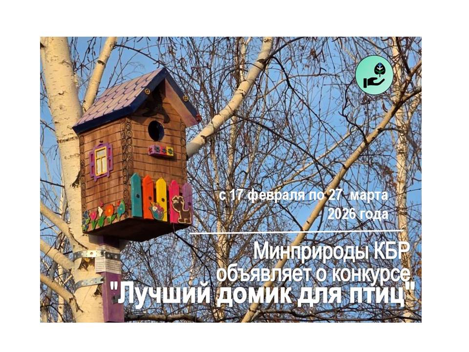 Минприроды КБР объявляет о проведении конкурса «Лучший домик для птиц»