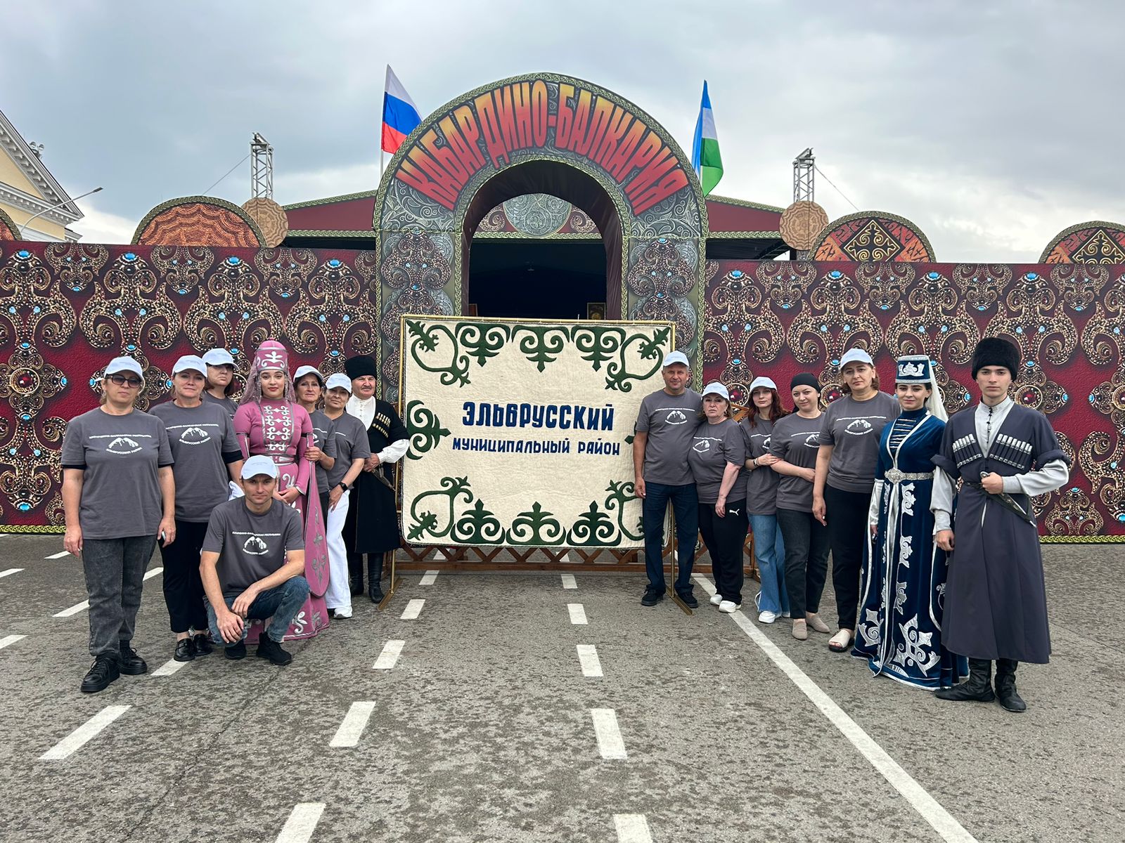 Эльбрусский район принял участие в фестивале "Кавказские игры" в городе Ставрополе 