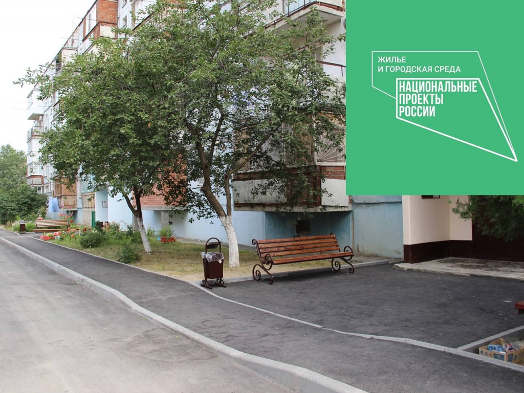 В городе Прохладный Кабардино-Балкарской Республики, завершено благоустройство дворовых территорий расположенных в микрорайоне «Военный городок»